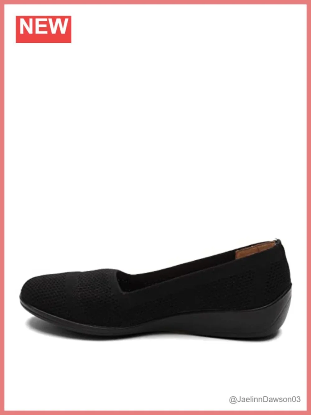 Womens Slip-On Loafer Ballet Flat Memory Foam Cushioned
